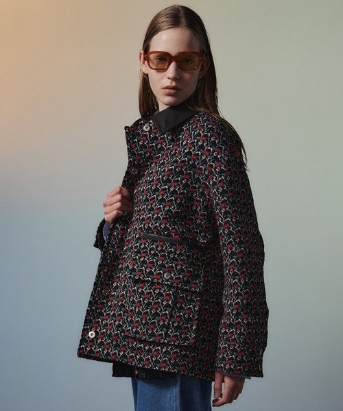 MAISON SPECIAL(メゾンスペシャル)の「【2026Autumn PRE-ORDER】Flower Jacquard Utility Jacket/フラワージャガードユーティリティジャケット(ブルゾン・レディース・アイボリー/ブラック・FREE)」の13枚目の写真