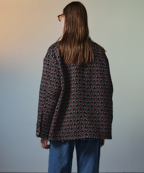 MAISON SPECIAL(メゾンスペシャル)の「【2026Autumn PRE-ORDER】Flower Jacquard Utility Jacket/フラワージャガードユーティリティジャケット(ブルゾン・レディース・アイボリー/ブラック・FREE)」の14枚目の写真