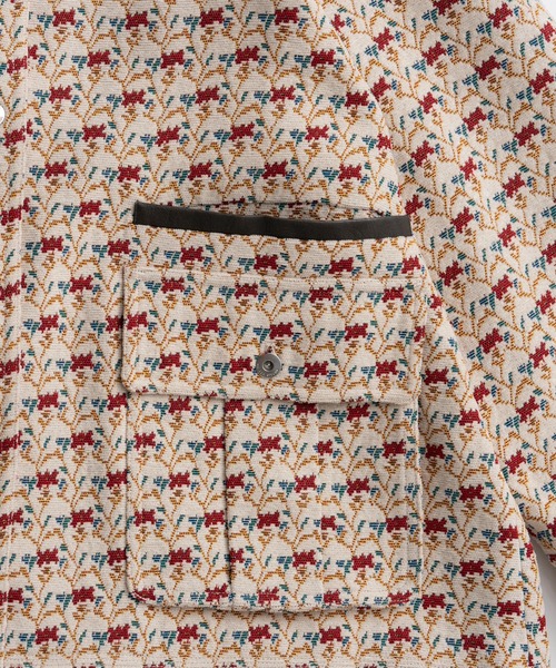 MAISON SPECIAL(メゾンスペシャル)の「【2026Autumn PRE-ORDER】Flower Jacquard Utility Jacket/フラワージャガードユーティリティジャケット(ブルゾン・レディース・アイボリー/ブラック・FREE)」の18枚目の写真
