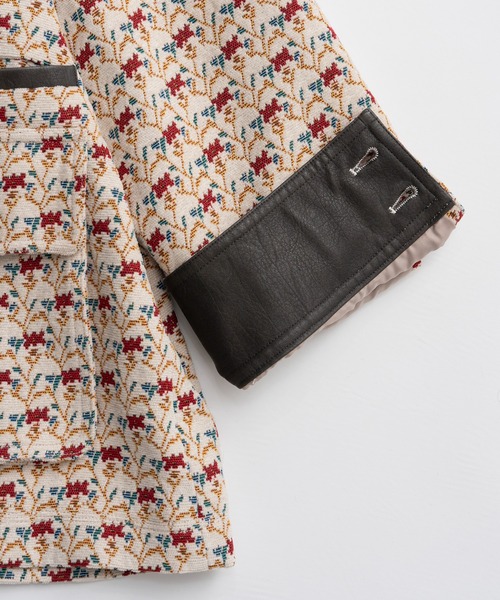 MAISON SPECIAL(メゾンスペシャル)の「【2026Autumn PRE-ORDER】Flower Jacquard Utility Jacket/フラワージャガードユーティリティジャケット(ブルゾン・レディース・アイボリー/ブラック・FREE)」の19枚目の写真