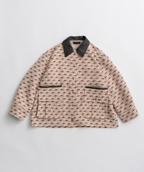 MAISON SPECIAL(メゾンスペシャル)の「【2026Autumn PRE-ORDER】Flower Jacquard Utility Jacket/フラワージャガードユーティリティジャケット(ブルゾン・レディース・アイボリー/ブラック・FREE)」の16枚目の写真