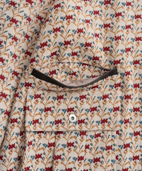 MAISON SPECIAL(メゾンスペシャル)の「【2026Autumn PRE-ORDER】Flower Jacquard Utility Jacket/フラワージャガードユーティリティジャケット(ブルゾン・レディース・アイボリー/ブラック・FREE)」の21枚目の写真
