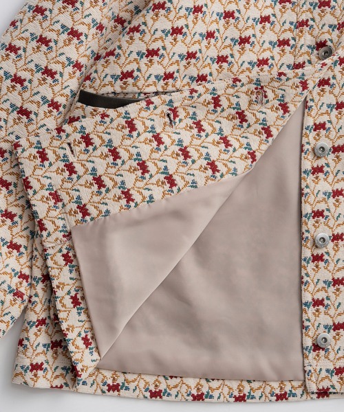 MAISON SPECIAL(メゾンスペシャル)の「【2026Autumn PRE-ORDER】Flower Jacquard Utility Jacket/フラワージャガードユーティリティジャケット(ブルゾン・レディース・アイボリー/ブラック・FREE)」の22枚目の写真