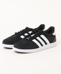 adidas アディダス BREAKNET SLEEK SUEDE レディーススニーカー ロープロファイル(ブレイクネットスリークスエード) IH5466 コアブラック/フットウェアホワイト
