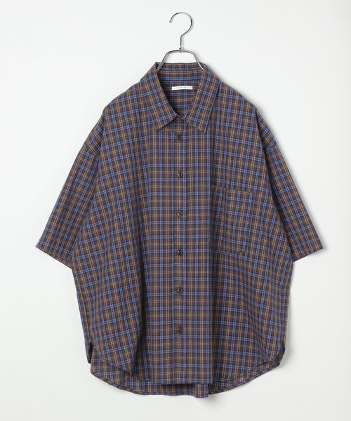 BAYFLOW(ベイフロー)の「ダークマドラスチェックシャツ(シャツ/ブラウス・メンズ・ネイビー/ブラウン・MEDIUM/LARGE)」の18枚目の写真