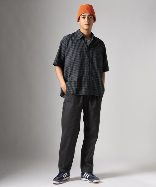 BAYFLOW(ベイフロー)の「ダークマドラスチェックシャツ(シャツ/ブラウス・メンズ・ネイビー/ブラウン・MEDIUM/LARGE)」の12枚目の写真