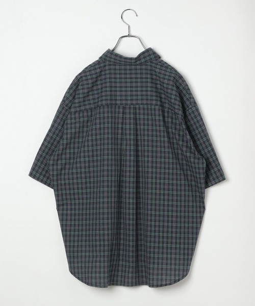 BAYFLOW(ベイフロー)の「ダークマドラスチェックシャツ(シャツ/ブラウス・メンズ・ネイビー/ブラウン・MEDIUM/LARGE)」の15枚目の写真