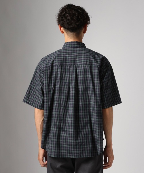 BAYFLOW(ベイフロー)の「ダークマドラスチェックシャツ(シャツ/ブラウス・メンズ・ネイビー/ブラウン・MEDIUM/LARGE)」の7枚目の写真