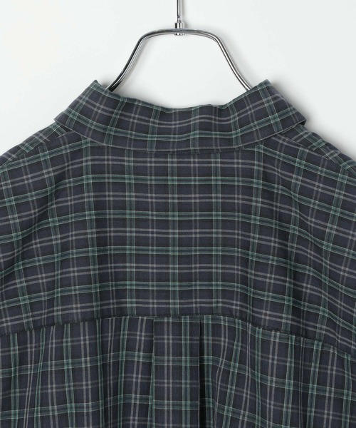 BAYFLOW(ベイフロー)の「ダークマドラスチェックシャツ(シャツ/ブラウス・メンズ・ネイビー/ブラウン・MEDIUM/LARGE)」の8枚目の写真
