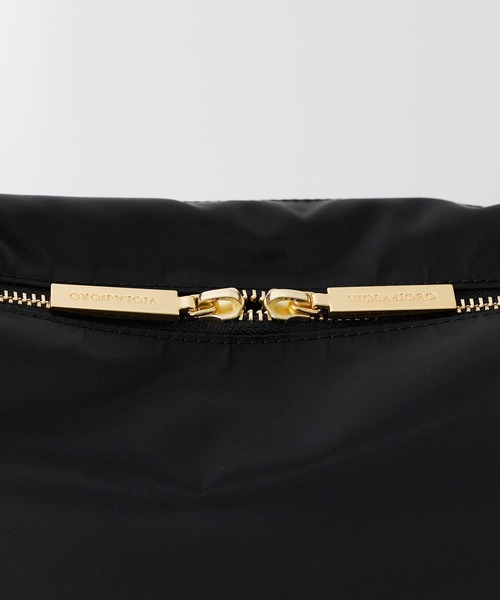 VIOLAd'ORO(ヴィオラドーロ)の「【VIOLAd'ORO】ナイロンボディバッグ-BIANCA Nylon bag(ボディバッグ/ウエストポーチ・レディース・ブラック・FREE)」の16枚目の写真