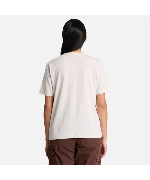 Timberland(ティンバーランド)の「半袖 クルーネック Tシャツ レディース(Tシャツ/カットソー・レディース・アイボリー・X-LARGE/MEDIUM/LARGE)」の4枚目の写真