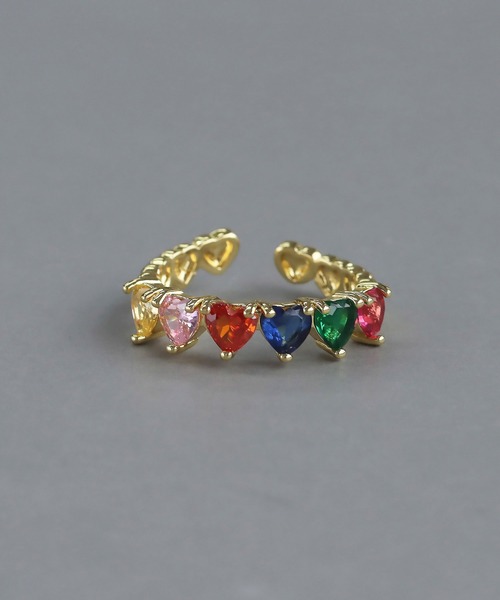abaskdesign(アバスクデザイン)の「マルチカラービジューリング(リング・レディース・B/C/D/E/A・16号/9号/13号/12号/11号)」の18枚目の写真