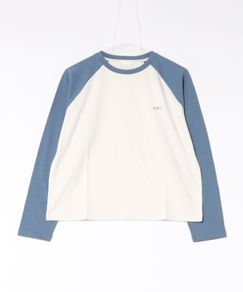 A.P.C.（アーペーセー）の「TOP ALEX（Tシャツ/カットソー・レディース・ブルー/ブラウン系その他・M/S）」の2枚目の写真