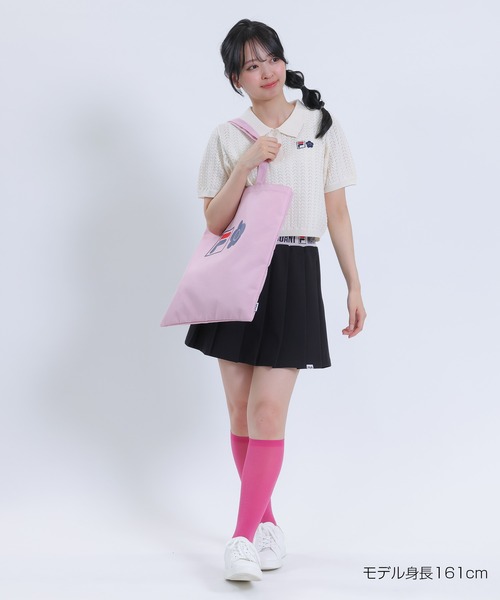 MARY QUANT(マリークワント)の「FILA × MARY QUANT クロッシェポロ プルオーバー(Tシャツ/カットソー・レディース・ネイビー/アイボリー・M)」の9枚目の写真