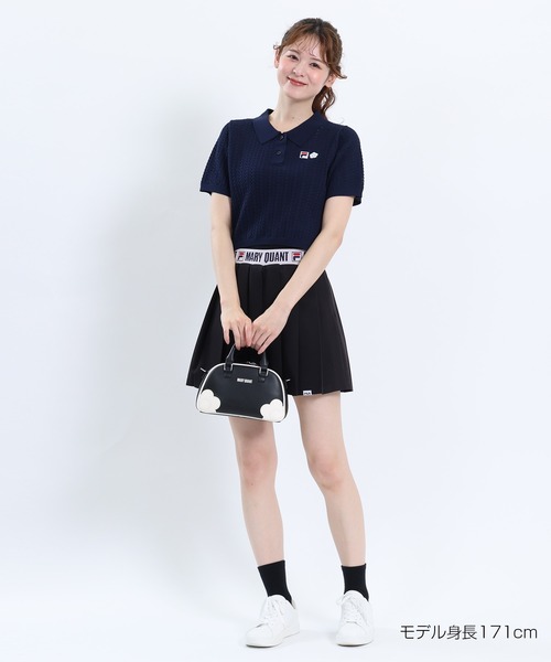 MARY QUANT(マリークワント)の「FILA × MARY QUANT クロッシェポロ プルオーバー(Tシャツ/カットソー・レディース・ネイビー/アイボリー・M)」の14枚目の写真