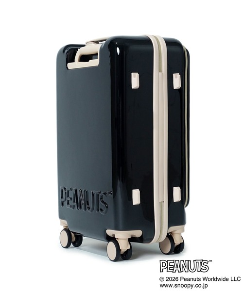 PEANUTS(ピーナッツ)の「"02"≪PEANUTS≫44L/3~4泊 フロントオープン キャリーケース(M.size)(スーツケース/キャリーバッグ・レディース・ブラック/ピンク/サックスブルー/アイボリー・M)」の20枚目の写真