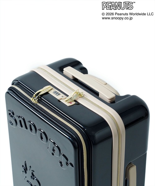 PEANUTS(ピーナッツ)の「"02"≪PEANUTS≫44L/3~4泊 フロントオープン キャリーケース(M.size)(スーツケース/キャリーバッグ・レディース・ブラック/ピンク/サックスブルー/アイボリー・M)」の22枚目の写真