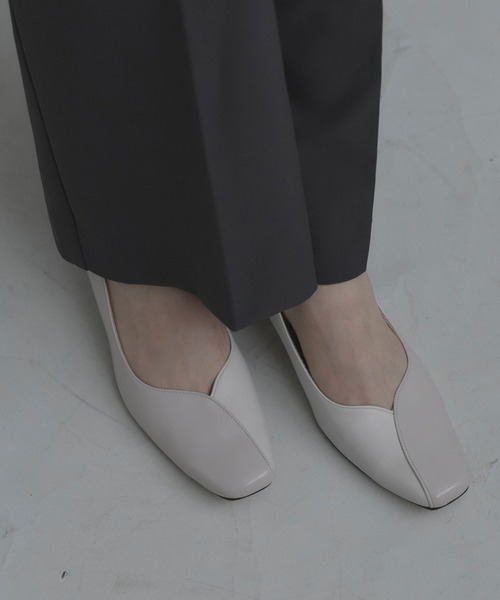 RUIRUE BOUTIQUE(ルイルエブティック)の「クロスデザイン ヒール パンプス | パンプス・オケージョンパンプス・靴・結婚式パンプス・フォーマルパンプス・パーティーシューズ・きれいめパンプス(パンプス・レディース・ブラック/アイボリー/ベージュ・23.5cm/23cm/24.5cm/24cm/22.5cm)」の8枚目の写真