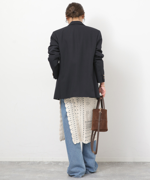 JOURNAL STANDARD relume(ジャーナルスタンダード レリューム)の「《追加2》ダブルフロントブレザー(テーラードジャケット・レディース・ネイビー・38/36)」の14枚目の写真