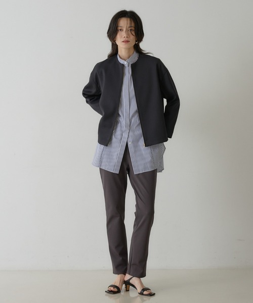 qualite(カリテ)の「ジャージーナローパンツ(その他パンツ・レディース・チャコールグレー/ブラック・36/38/34)」の21枚目の写真
