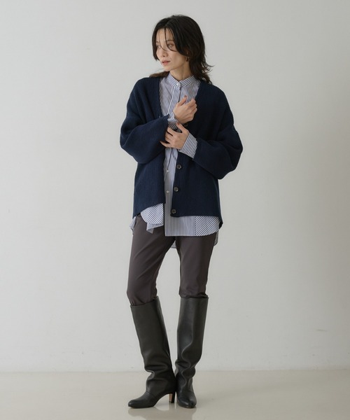 qualite(カリテ)の「ジャージーナローパンツ(その他パンツ・レディース・チャコールグレー/ブラック・36/38/34)」の22枚目の写真
