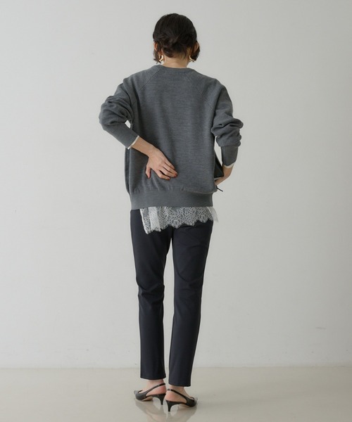 qualite(カリテ)の「ジャージーナローパンツ(その他パンツ・レディース・チャコールグレー/ブラック・36/38/34)」の11枚目の写真