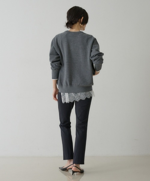qualite(カリテ)の「ジャージーナローパンツ(その他パンツ・レディース・チャコールグレー/ブラック・36/38/34)」の12枚目の写真