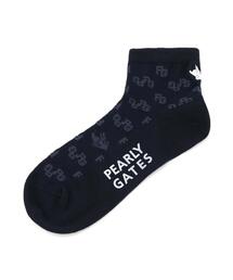 PEARLY GATES パーリーゲイツ ソックス 総柄 ネイビー系 25-27