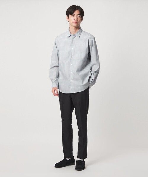 green label relaxing(グリーンレーベルリラクシング)の「【WEB限定】JUST fit JAMES FABRC パターン 長袖 シャツ(シャツ/ブラウス・メンズ・グレー系/コバルトブルー・XL/L/S/M)」の7枚目の写真