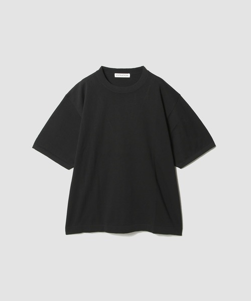 ESTNATION(エストネーション)の「ESTNATION / ハイゲージ クルーネックニット(Tシャツ/カットソー・メンズ・ライトグレー/ブラック・MEDIUM/LARGE)」の2枚目の写真