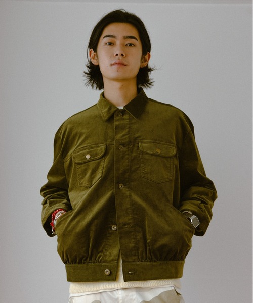 THE BOLDMAN(�U �{�[���h�}��)��Corduroy Trucker Jacket / �R�[�f�����C�g���b�J�[�W���P�b�g(�u���]��)