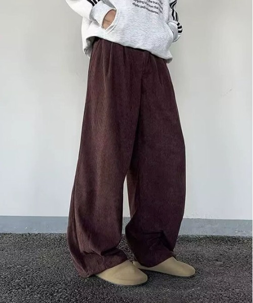DOUBLE STEAL(ダブルスティール)の「DSコーデュロイタックバルーンパンツ(その他パンツ・メンズ・ベージュ/ブラウン/ブラック/オフホワイト・LARGE/X-LARGE/MEDIUM)」の3枚目の写真