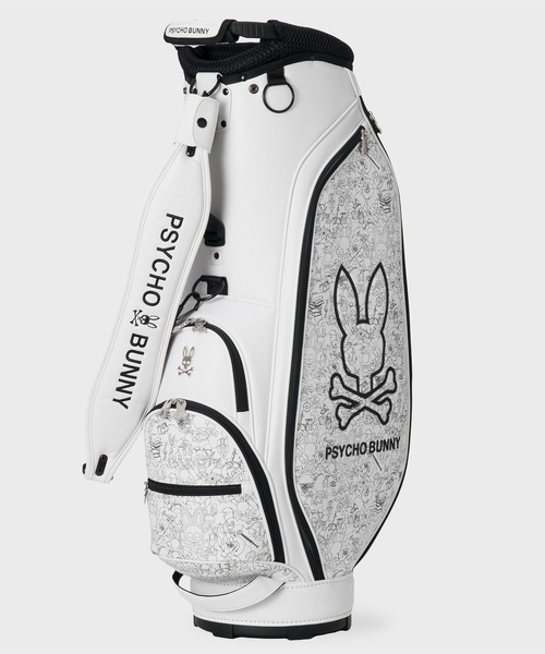 Psycho Bunny（サイコバニー）の「[GOLF]カートキャディバッグ MONOTONE EDITION（ショルダーバッグ・メンズ・ブラック・FREE）」の3枚目の写真