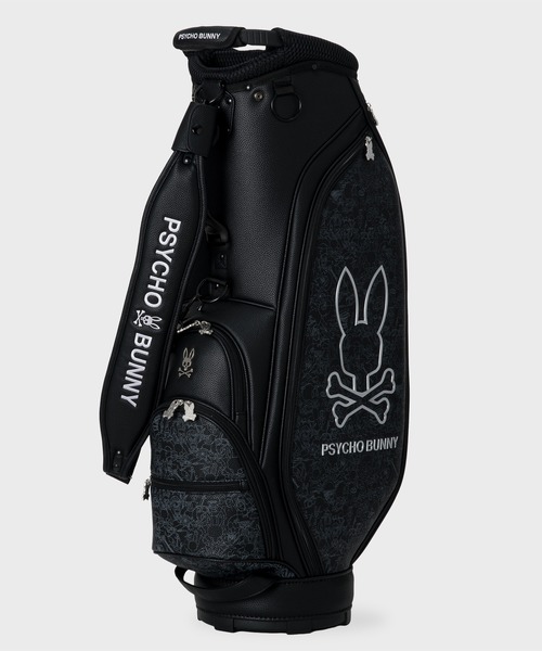 Psycho Bunny（サイコバニー）の「[GOLF]カートキャディバッグ MONOTONE EDITION（ショルダーバッグ・メンズ・ブラック・FREE）」の5枚目の写真