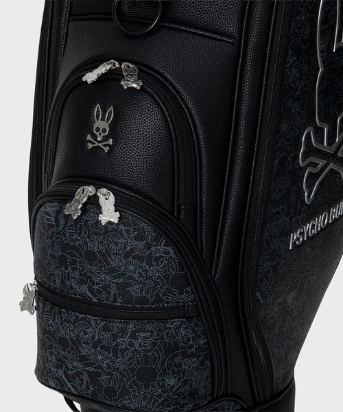 Psycho Bunny（サイコバニー）の「[GOLF]カートキャディバッグ MONOTONE EDITION（ショルダーバッグ・メンズ・ブラック・FREE）」の10枚目の写真