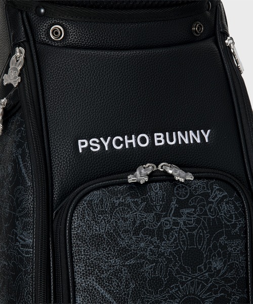 Psycho Bunny（サイコバニー）の「[GOLF]カートキャディバッグ MONOTONE EDITION（ショルダーバッグ・メンズ・ブラック・FREE）」の14枚目の写真
