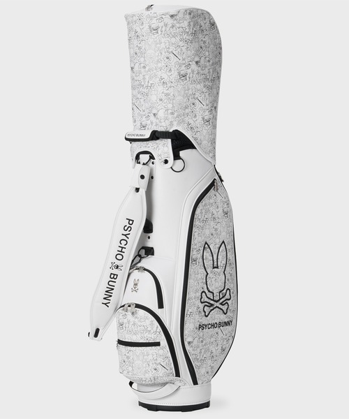 Psycho Bunny（サイコバニー）の「[GOLF]カートキャディバッグ MONOTONE EDITION（ショルダーバッグ・メンズ・ブラック・FREE）」の2枚目の写真