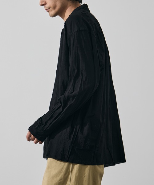 KANEMASA PHIL.(カネマサフィル)の「【KANEMASA PHIL./カネマサフィル】46G Artisan Shirt(シャツ/ブラウス・メンズ・ピンク/ブラック/キナリ・L/M)」の6枚目の写真