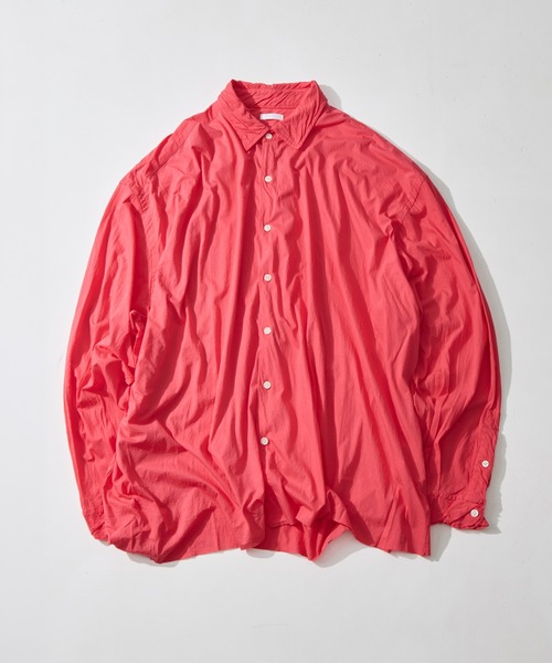 KANEMASA PHIL.(カネマサフィル)の「【KANEMASA PHIL./カネマサフィル】46G Artisan Shirt(シャツ/ブラウス・メンズ・ピンク/ブラック/キナリ・L/M)」の19枚目の写真