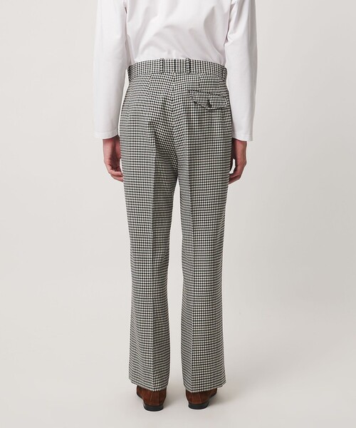 UNITED ARROWS(ユナイテッドアローズ)の「モダンチェック ノープリーツ ワイドストレート パンツ(スラックス・メンズ・ブラック・S/XL/L)」の7枚目の写真