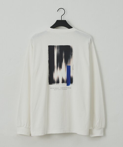 COLONY 2139(コロニートゥーワンスリーナイン)の「スクエアバックプリントロンT(Tシャツ/カットソー・メンズ・ホワイト/ブラック・MEDIUM/LARGE)」の1枚目の写真