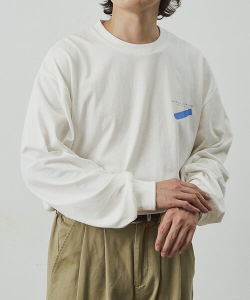 COLONY 2139(コロニートゥーワンスリーナイン)の「スクエアバックプリントロンT(Tシャツ/カットソー・メンズ・ホワイト/ブラック・MEDIUM/LARGE)」の5枚目の写真