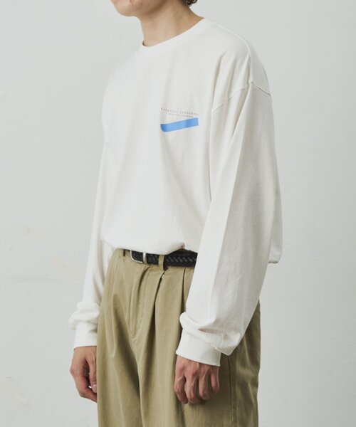 COLONY 2139(コロニートゥーワンスリーナイン)の「スクエアバックプリントロンT(Tシャツ/カットソー・メンズ・ホワイト/ブラック・MEDIUM/LARGE)」の6枚目の写真
