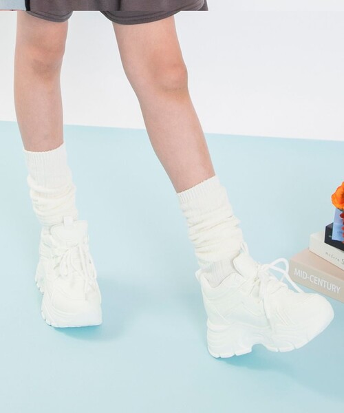 BRANSHES（ブランシェス）の「【MELLOW-LY/WEB限定】ルーズソックス（ソックス/靴下・キッズ・アイボリー・22-24㎝）」の6枚目の写真