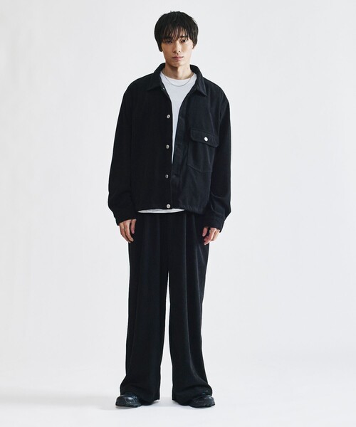 FREAK'S STORE(フリークスストア)の「限定展開 コーデュロイ トラッカージャケット セットアップ / 1st / ブルゾン / ドローコード(ブルゾン・メンズ・ブラウン/チャコールグレー/ベージュ/ブラック・SMALL/MEDIUM/LARGE)」の10枚目の写真