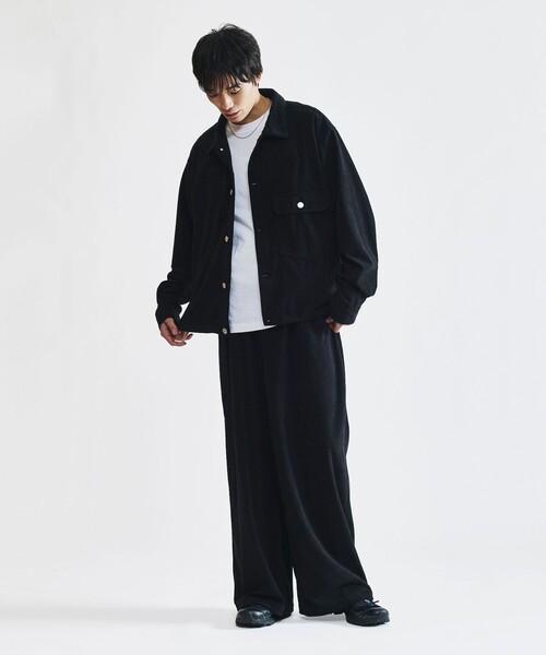 FREAK'S STORE(フリークスストア)の「限定展開 コーデュロイ トラッカージャケット セットアップ / 1st / ブルゾン / ドローコード(ブルゾン・メンズ・ブラウン/チャコールグレー/ベージュ/ブラック・SMALL/MEDIUM/LARGE)」の11枚目の写真