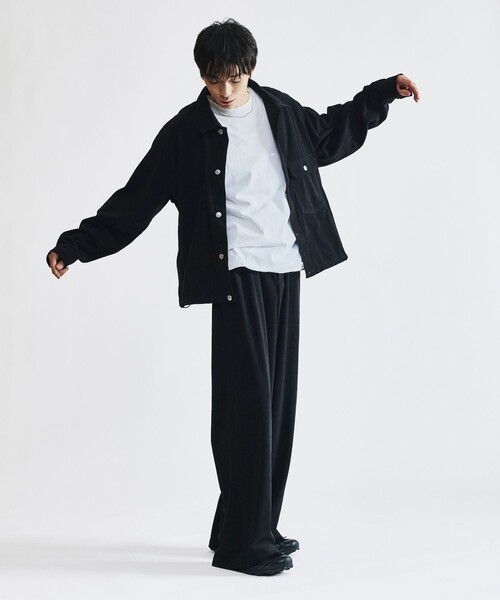 FREAK'S STORE(フリークスストア)の「限定展開 コーデュロイ トラッカージャケット セットアップ / 1st / ブルゾン / ドローコード(ブルゾン・メンズ・ブラウン/チャコールグレー/ベージュ/ブラック・SMALL/MEDIUM/LARGE)」の15枚目の写真