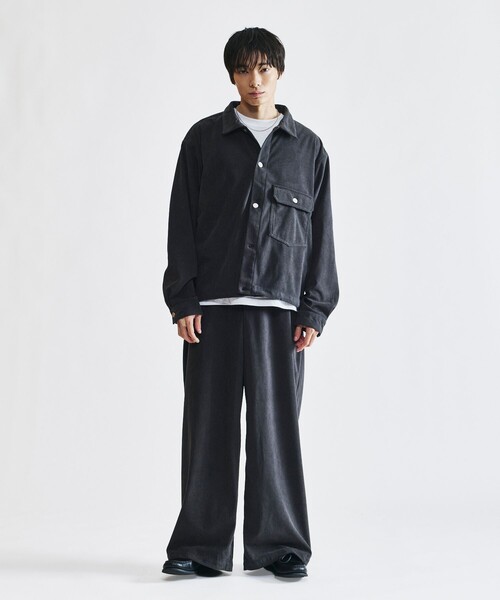 FREAK'S STORE(フリークスストア)の「限定展開 コーデュロイ トラッカージャケット セットアップ / 1st / ブルゾン / ドローコード(ブルゾン・メンズ・ブラウン/チャコールグレー/ベージュ/ブラック・SMALL/MEDIUM/LARGE)」の18枚目の写真