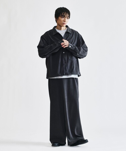 FREAK'S STORE(フリークスストア)の「限定展開 コーデュロイ トラッカージャケット セットアップ / 1st / ブルゾン / ドローコード(ブルゾン・メンズ・ブラウン/チャコールグレー/ベージュ/ブラック・SMALL/MEDIUM/LARGE)」の19枚目の写真