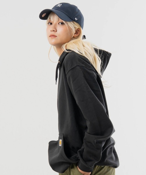 Carhartt（カーハート）の「CARHARTT- PULLOVER SWEATSHIRT（パーカー・メンズ・グレー/ブラック・M/XL/L）」の2枚目の写真